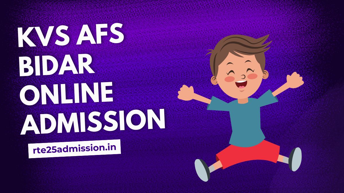 Kendriya Vidyalaya AFS Bidar Admission