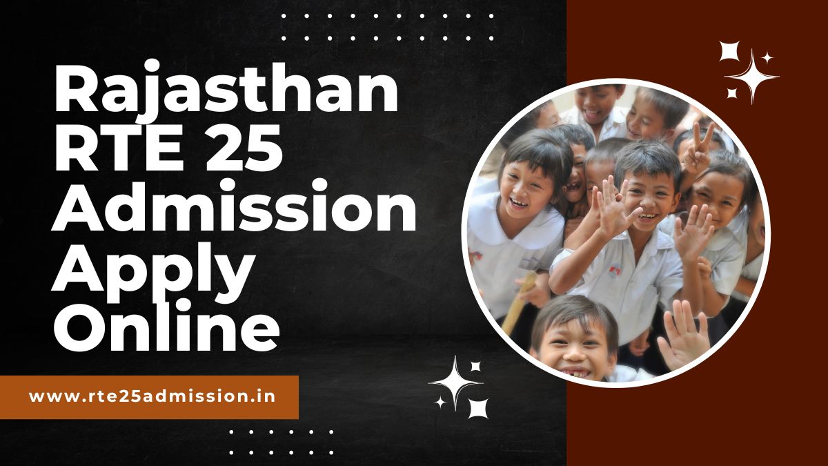 Rajasthan RTE 25 Admission Apply Online