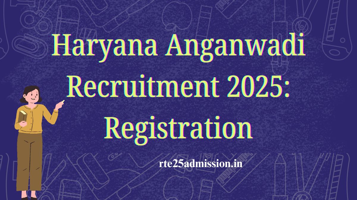 Haryana Anganwadi Recruitment 2025 PDF