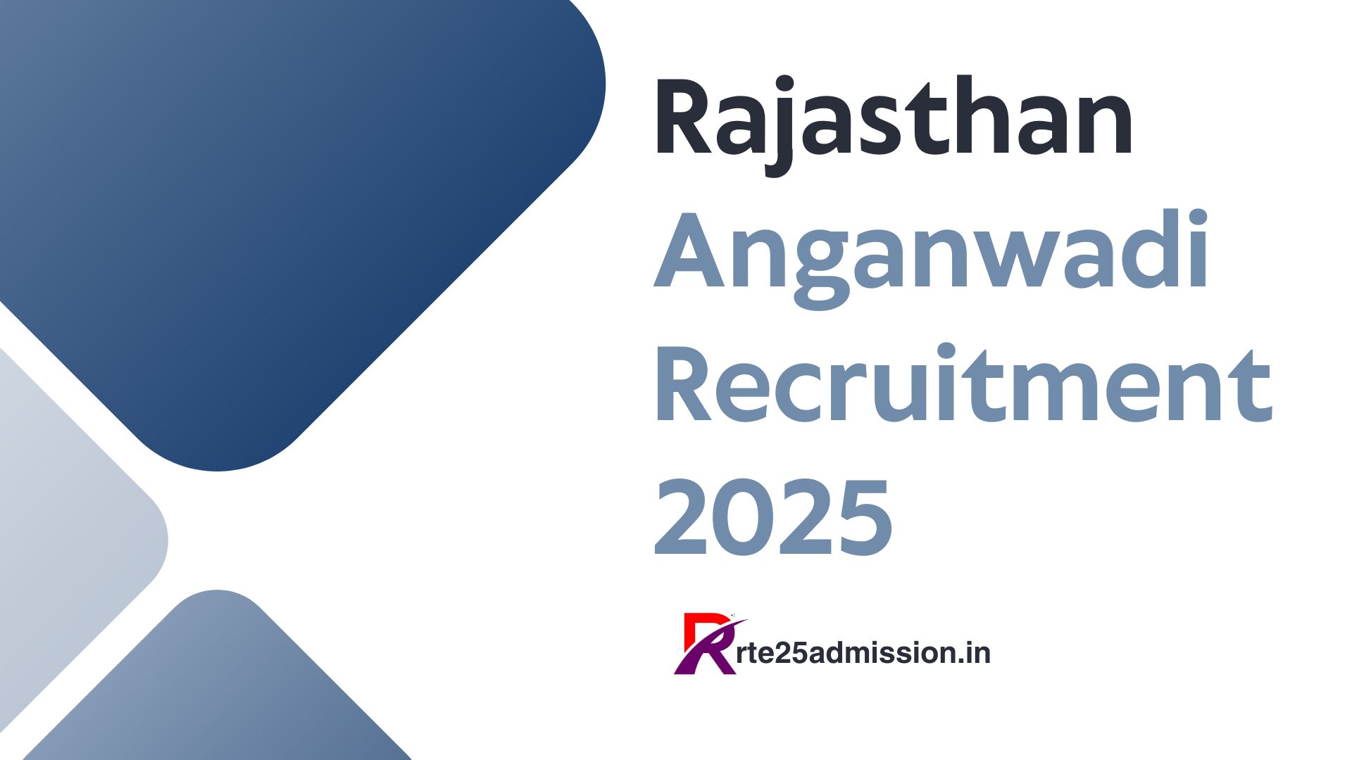 Rajasthan Anganwadi Recruitment 2025