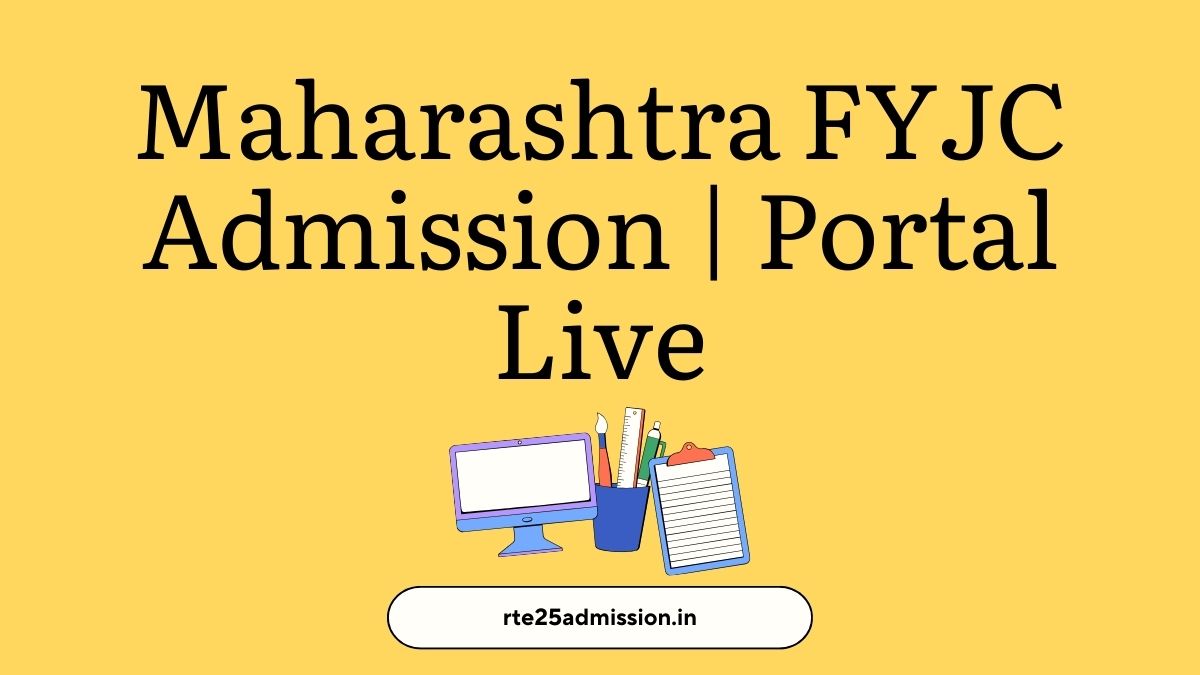 Apply Now: Maharashtra FYJC Admission