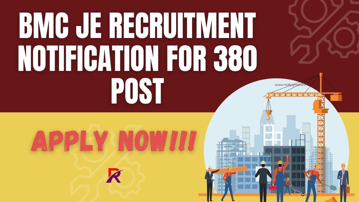 BMC JE Recruitment