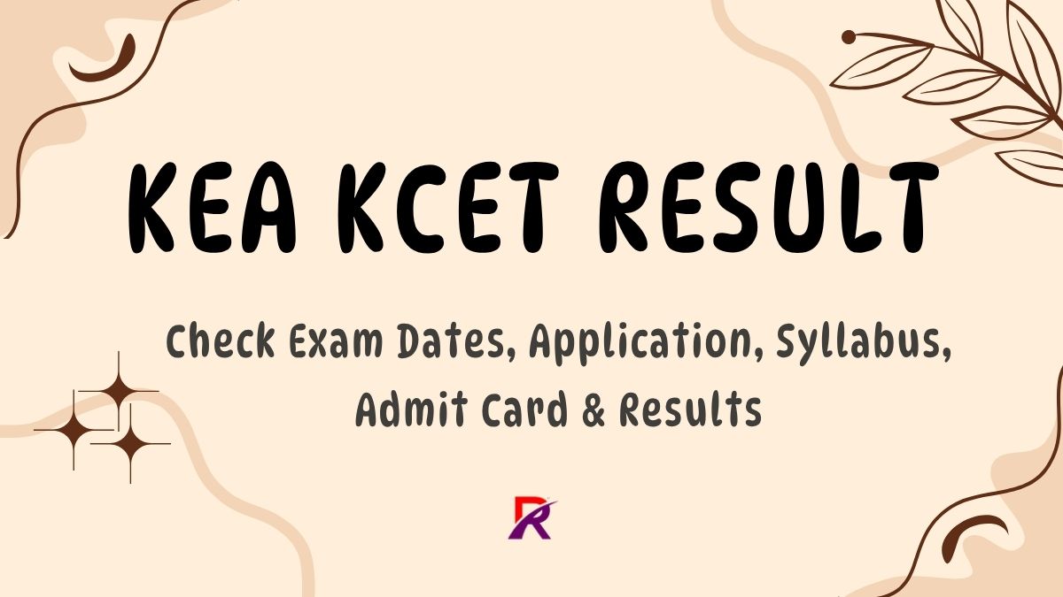 KEA KCET Result