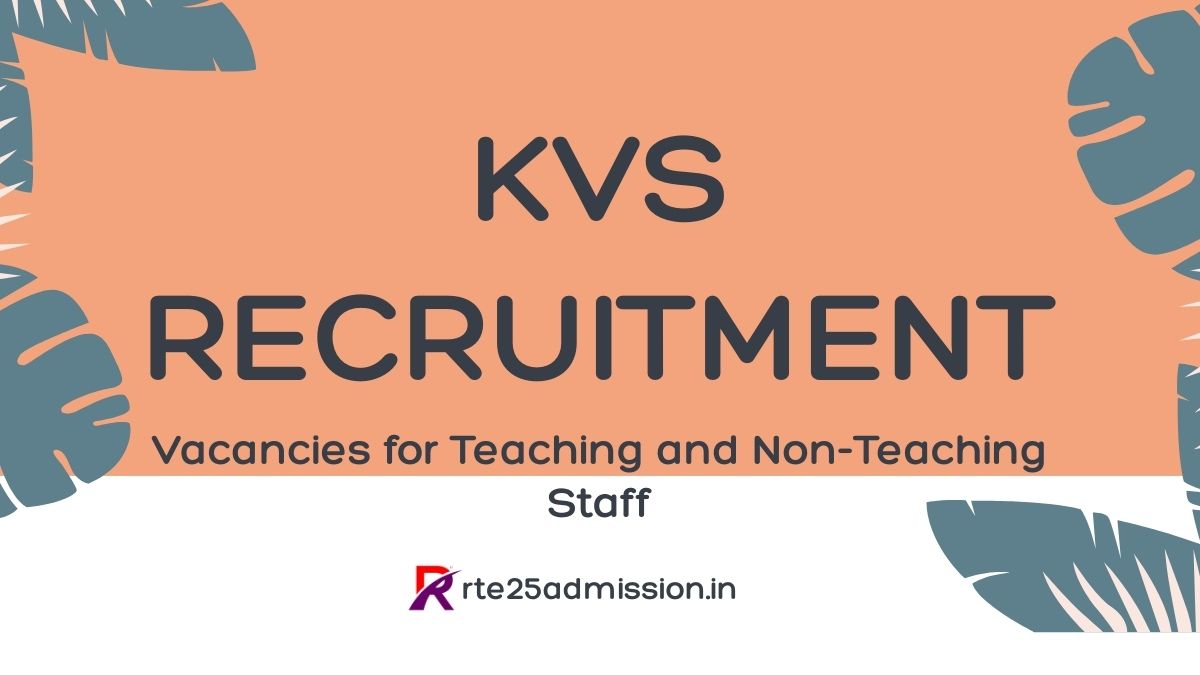 KVS Teacher Recruitment
