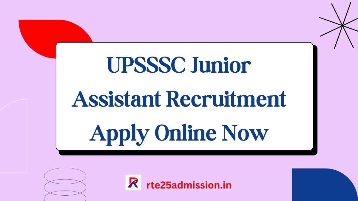 UPSSSC Junior Assistant Recruitment