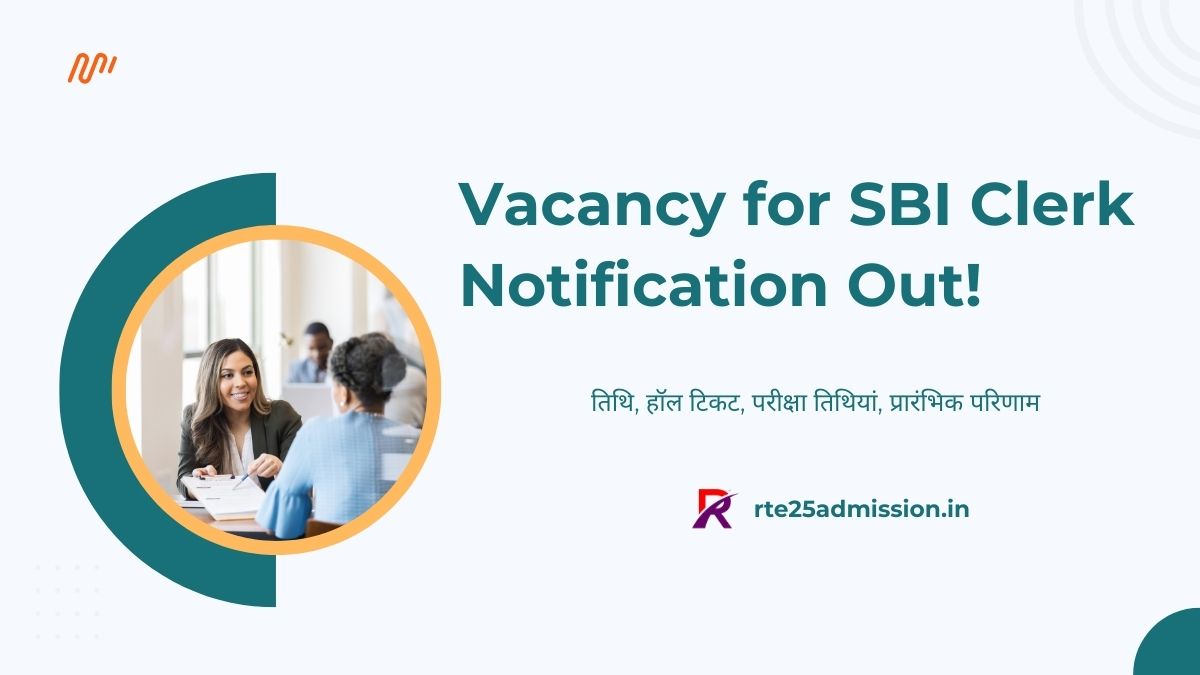 SBI Clerk Vacancy 2025 | Starting Date, Hall Ticket, Exam Dates, Prelims Result