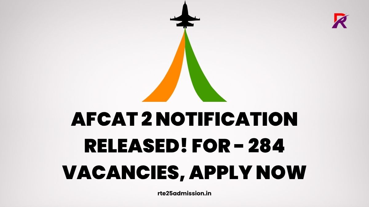 AFCAT 2 2025 Online Form Begins for Flying & Ground Duty Posts
