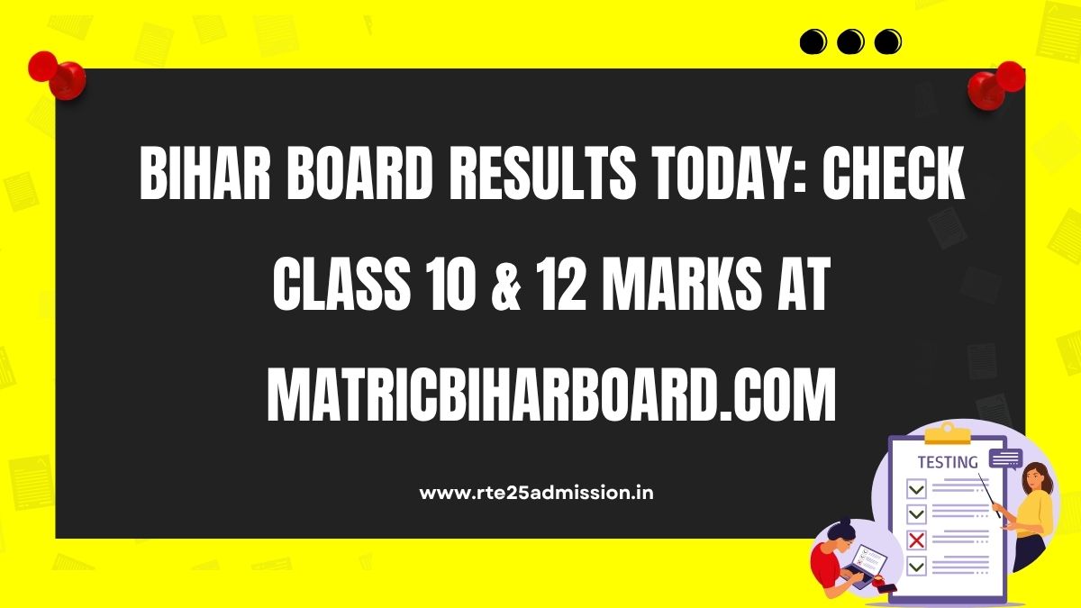 Bihar Board Results Today