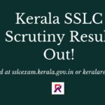Kerala SSLC Scrutiny Results