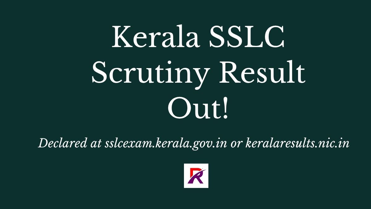 Kerala SSLC Scrutiny Results