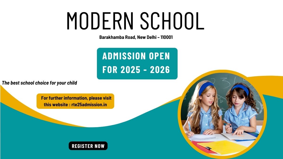 Modern School Admission 2026