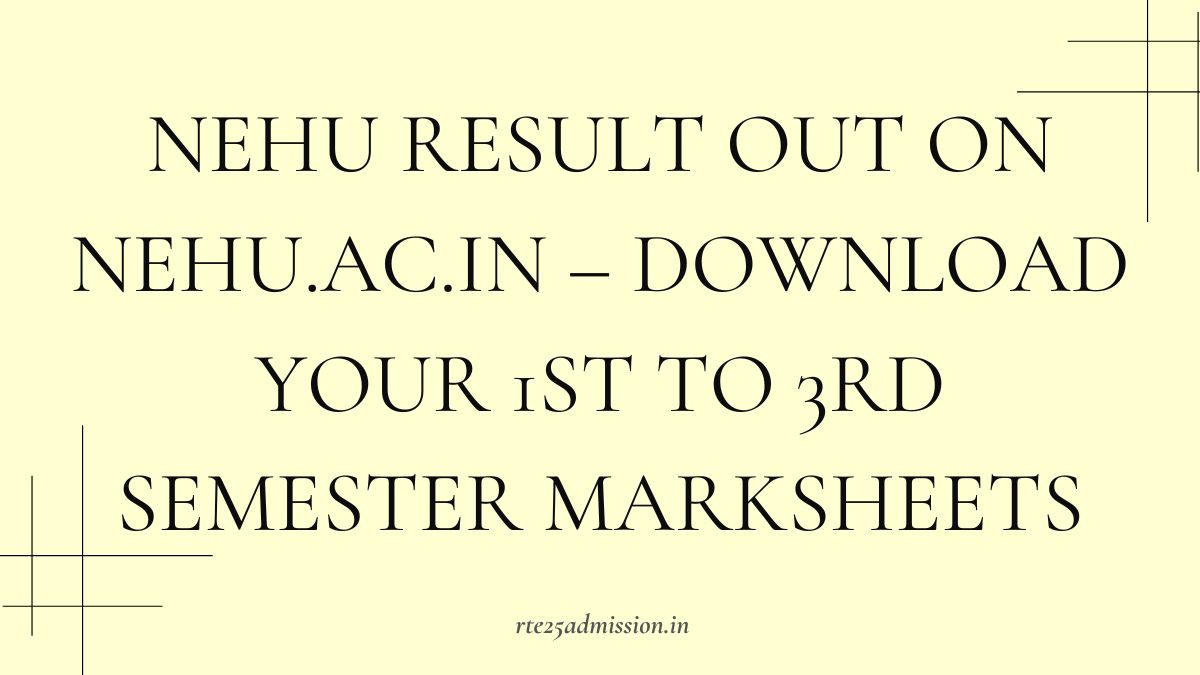 NEHU Result