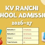 Ranchi KVS Admission 2026-27