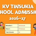KVS Tinsukia School Admission 2026-27
